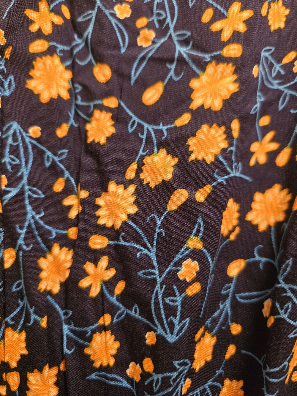 Plus Size 1X Navy Floral V-Neck Maxi Dress Rusttydustty Modern Bohemia Crush NWT - Picture 5 of 13